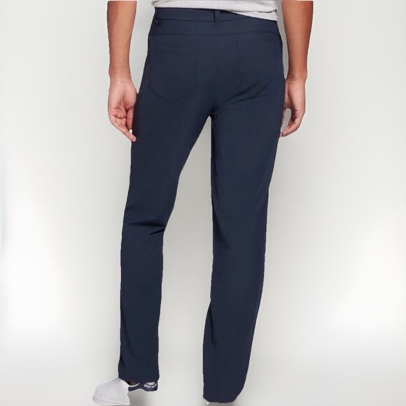 VRST Mens 30x32 Black Commuter 2-Way Stretch Athletic Pant Office Career Trouser - Picture 8 of 9